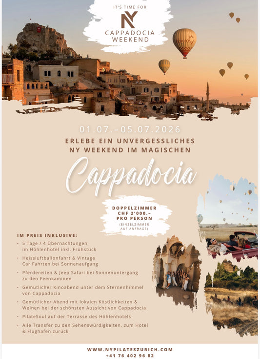 Erlebe ein unvergessliches NY Cappadocia Weekend 01.07. - 05.07.2026 Einzelzimmer