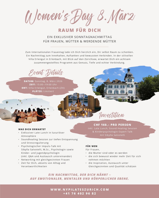Women‘s Day 8. März - Raum für Dich